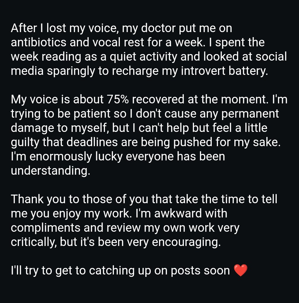 Looking forward to being fully recovered soon!🥺