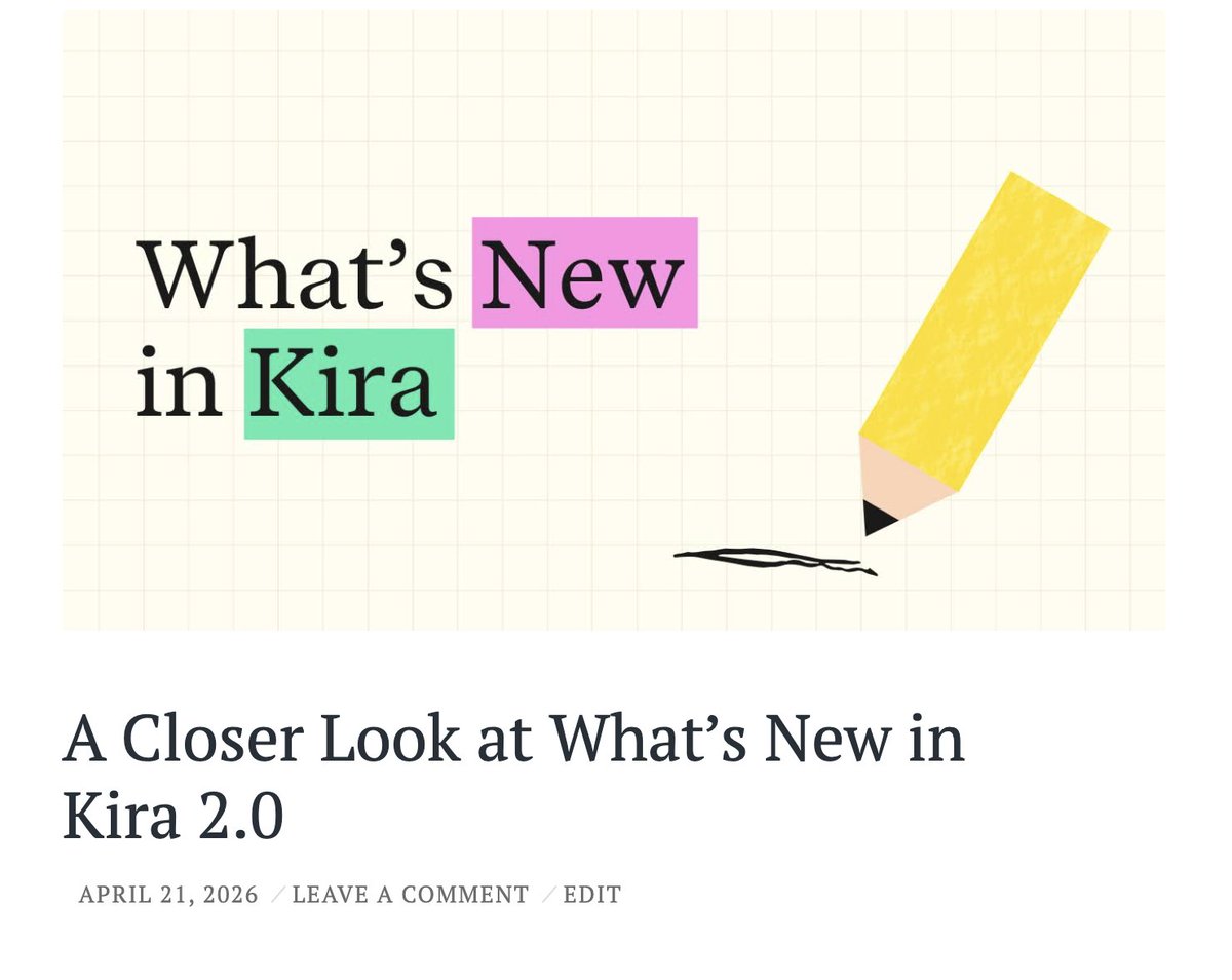 Rdene915's tweet image. Learn more about the great updates in @Kira_Learning via my new blog post and then sign up using my code! rdene915.com/2026/04/21/a-c…  #education #edchat #teaching #learning #AI #k12 #curriculum