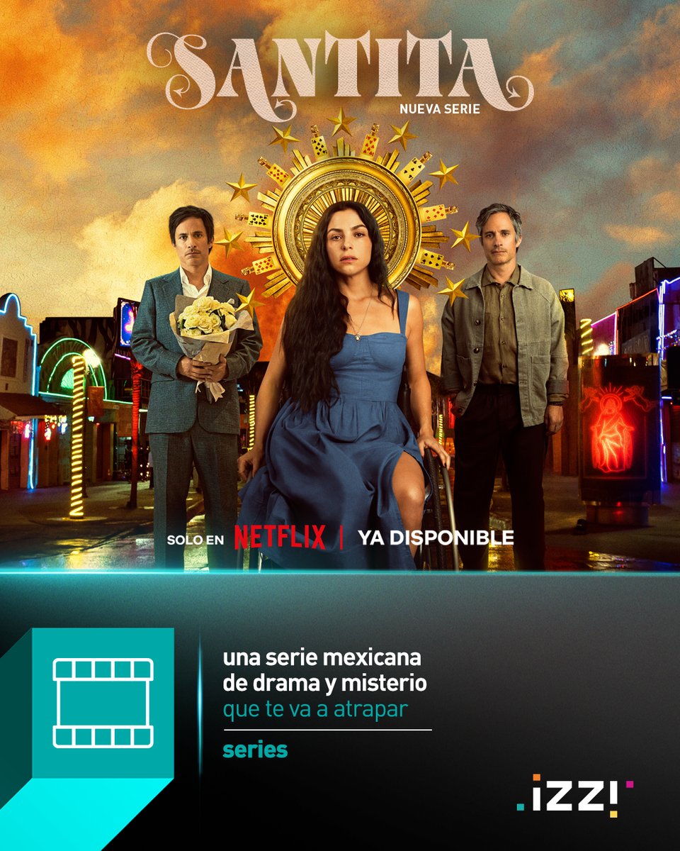 izzi_mx's tweet image. En #Santita, la nueva serie, nada es lo que parece. ¡Mírala ya por @NetflixLAT en #izzi!⚡📺​

#NoMeLoPierdoEnizzi #Series