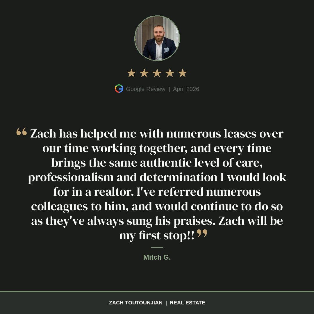 zachtoutounjian's tweet image. Multiple leases, multiple referrals, and still coming back. 'Zach will be my first stop!!' Thanks Mitch.

#TorontoRealEstate #GoogleReview