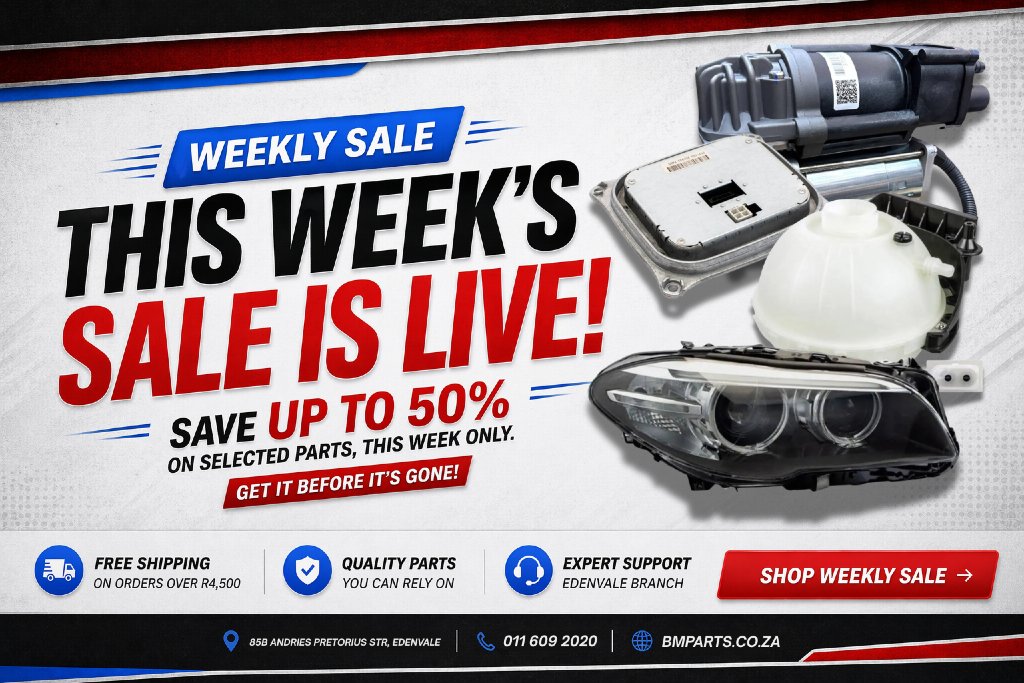 bm_parts's tweet image. Save up to 50% off on selected parts, this week only.
Shop in store and online before the best deals are gone 👇
bmparts.co.za/sale
#Sale #CarParts #AutoParts #SpareParts #Panelbeater #Mechanic