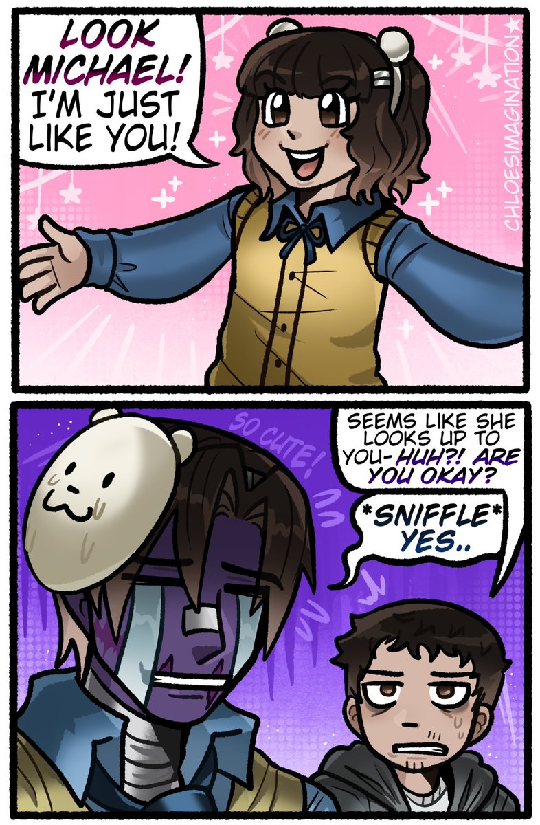 Abby matching Michael Afton on purpose in FNAF,,