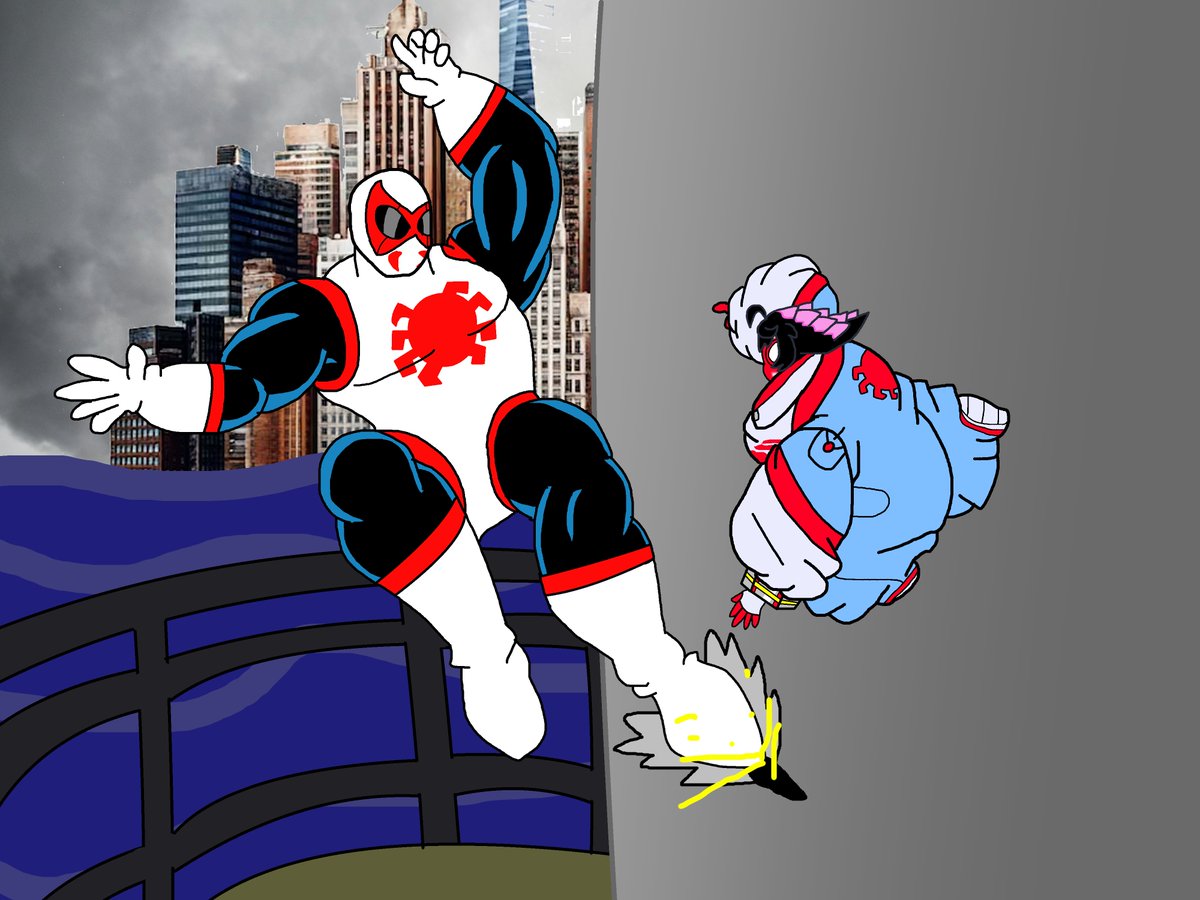 435Alvaxerox's tweet image. Spider-Tsundere vs Tarantula Man

Inspired by Spider-Man vs Tarantula

#spidersona #spiderverse #superhero #supervillain