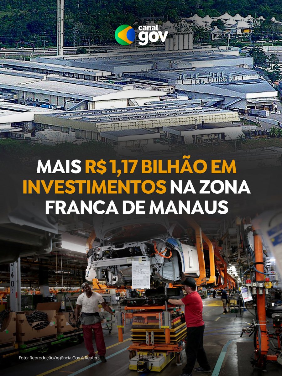 MAIS DE R$ 1,17 BILHÃO EM INVESTIMENTOS | A Zona Franca de Manaus vai receber R$ 1,17 bilhão em investimentos com potencial para gerar 2.880 empregos na região.