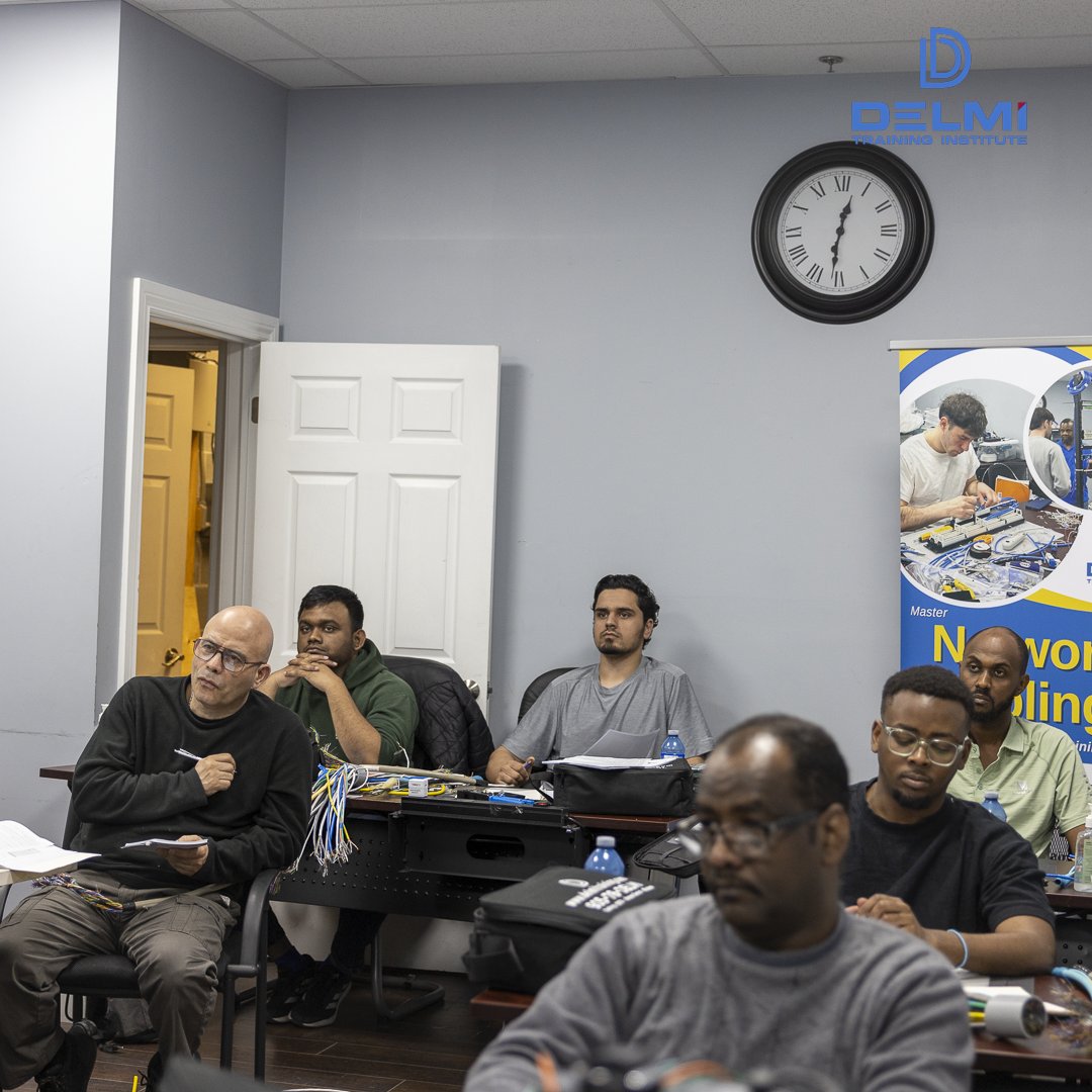 DelmiTraining's tweet image. 𝗛𝗶𝗴𝗵𝗹𝗶𝗴𝗵𝘁𝘀 𝗳𝗿𝗼𝗺 𝗗𝗮𝘆 𝟮 &amp;amp; 𝟯 𝗼𝗳 𝗼𝘂𝗿 𝗡𝗲𝘁𝘄𝗼𝗿𝗸 𝗖𝗮𝗯𝗹𝗶𝗻𝗴 class at Delmi Training Institute.

#DelmiTrainingInstitute #NetworkCabling #HandsOnTraining