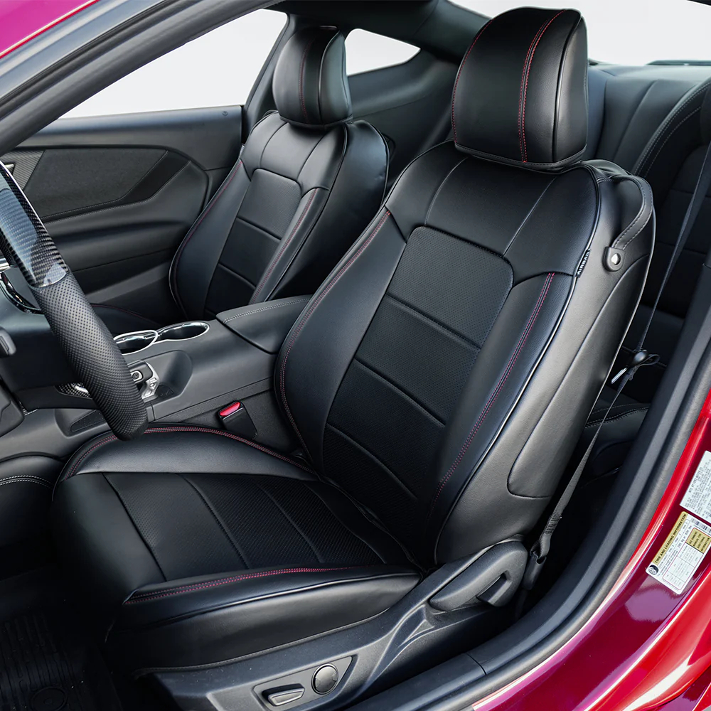 KustomInterior's tweet image. Made to stand out and built to be driven hard 💯 @fiveh0e

#kustom_interior #FordMustang #MustangLife #CarCulture #CustomSeatCovers