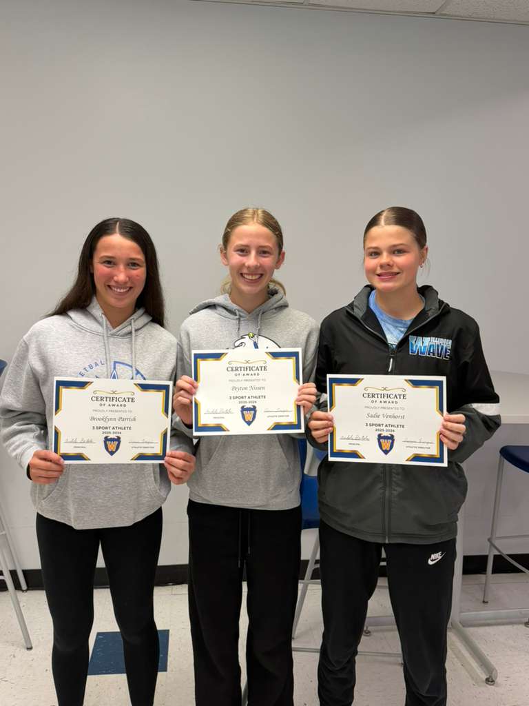 ILWave2029_RA's tweet photo. @ILWave2029_RA athletes are making their presence known this high school softball season.  The club couldn't be more proud! 💙🌊🥎❤️

3-Sport Warren Athlete Awards (picture):
@BrooklynnP_2029 🔱🏈🏀🥎
@peytonnissen 🔱🏈🏀🥎
@SadieVenhorst67 🔱🏈🏀🥎

4 of our 🔱🥎 athletes - @Adriana_burke01, @BrooklynnP_2029, @peytonnissen, and @SadieVenhorst67 - made clutch contributions in a 6-5 win over McHenry on Tuesday (video 1).  The @SoftballWths Varsity Blue Devils are currently tied for 1st place in conference.

@HadleyDeets2029 🐏🥎 delivered a 5.0IP, 6 SO, 3 BB complete game for the Varsity @GoGCHSRams in a 13-3 victory over Lakes on Tuesday (video 2).  She currently has 27.1 IP on the season and leads the pitching battery with 28 strikeouts.

@TinleyV54 🔱🥎 has made solid contributions to both @SoftballWths JV and Varsity Blue Devils teams.  She currently has 12.2 IP on the season with a solid .450 BA and 1.022 OPS (video 2). 

@zoeyknudsen2029 👹🥎 is up to her usual tricks with the #NoFlyZone outfield skills and #WeNotMe offense for the @KBHSAthletics Varsity Red Devils (video 2).

@ILWave_WTGS @EvaAsidao2029 @Leilani_2030  @BrezlynP_2030 @Purnell_Avery @AvaSand2030 

@NCSA_Softball @MaxPreps @PrepSoftball @softballamerica @CoastRecruits @CoastRecruitsSB @DirectRecruits @ShowtimeSports1 @tagupSoftball