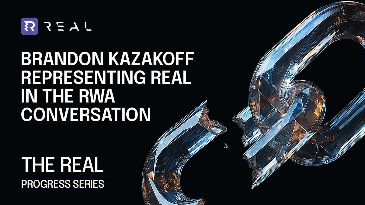 The REAL Progress Series | Blockster Feature

Another key moment in REAL’s journey:

On February 24, 2026, REAL highlighted a <a href="/BlocksterCom/">Blockster</a> feature with Brandon Kazakoff, our VP of Ecosystem Growth, discussing why real-world assets are the next phase of blockchain adoption.

This