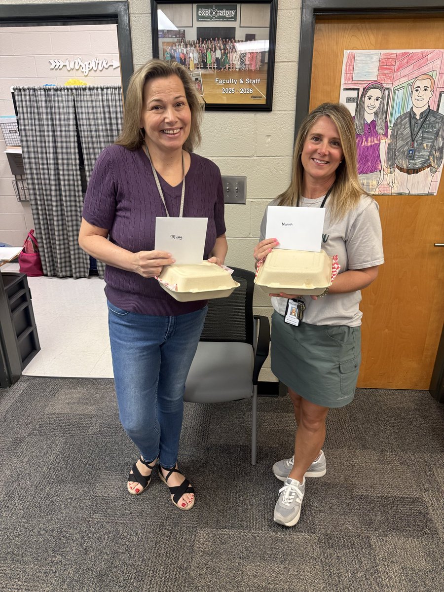 Mvestrojans_pto's tweet photo. Happy Administrative Professionals Day to the ladies that keep our school running! We are so thankful for their hard work and dedication. We hope they enjoyed their yummy lunch from PTO! @MVESGainesville https://t.co/tA3lkkQcE1