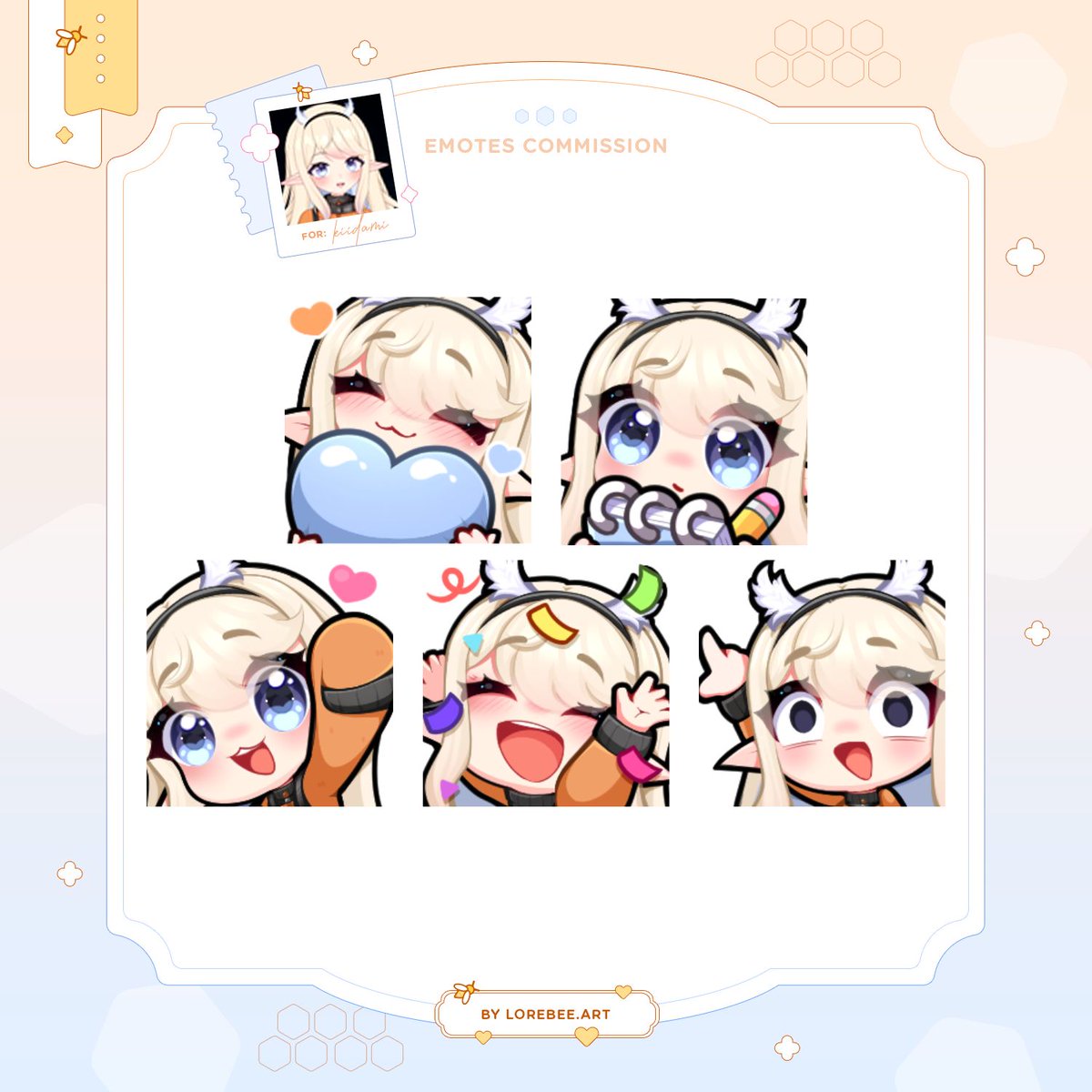 LoreBee | 🐝 Emote Artist 🐝 tweet media