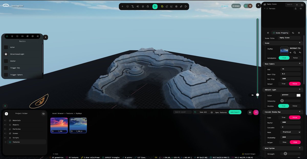 ProjectAiir's tweet image. Integrated GPU Compute compositor &amp;amp; upgraded LOD system. Engine now supports splines for roads and shapes for terrain pads
Powered by the packages I released:
-@interverse/three-terrain-lod
- @interverse/three-layered-material
npmjs.com/org/interverse
#DevLog #Threejs  #WebDev