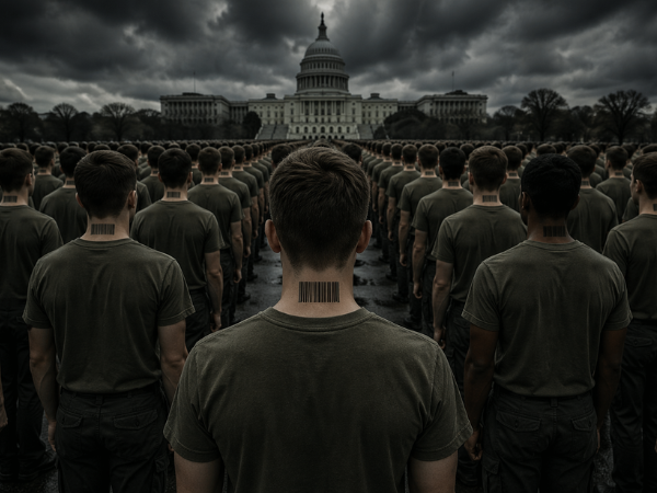 Rutherford_Inst's tweet photo. The government is rigging the system for war, making it easier to send our young people to war—and harder for the citizenry to have a say in it. 

Read "Easier to Die, Harder to Vote: The Rigged Architecture of the Warfare State" By John &amp; Nisha Whitehead 
https://t.co/0hd3AhUEUO https://t.co/tkq6hsvkds
