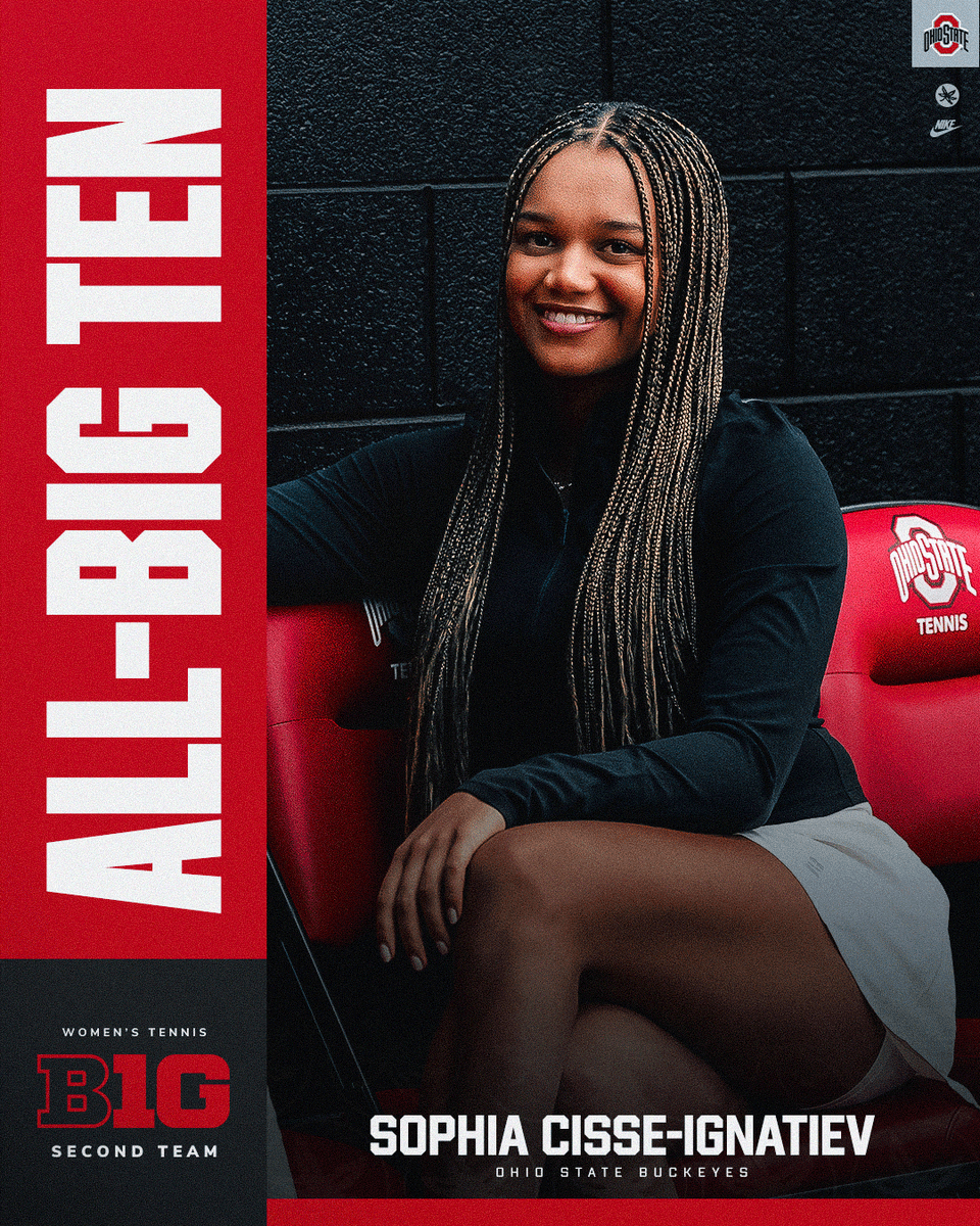 OhioStateWTEN's tweet photo. 3️⃣ Second Team All-Big Ten honorees!

Congrats to Audrey Spencer, Nao Nishino and Sophia Cisse-Ignatiev 👏👏 https://t.co/pwDLhLAlQB