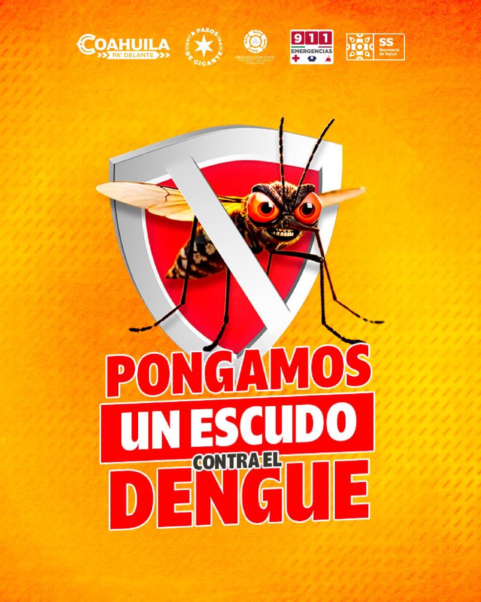 GobDeCoahuila's tweet photo. El dengue sigue presente, más cerca de lo que imaginas.
Puede aparecer cuando menos lo esperas.
Cuidarte es también cuidar a los tuyos.
No lo ignores. Mantente alerta.

#CoahuilaPaDelante #APasosDeGigante
@manolojim 
@SS_Coahuila https://t.co/3Woq08LdBH
