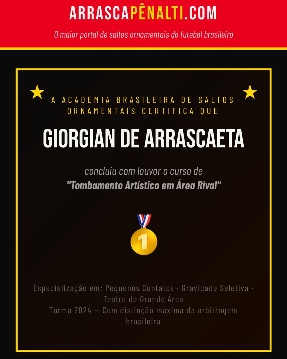 BRUTAL! 🚨 Acabaram de lançar um site oficial do Arrascapênalti.

🏊🏻‍♂️ arrascapenalti.com