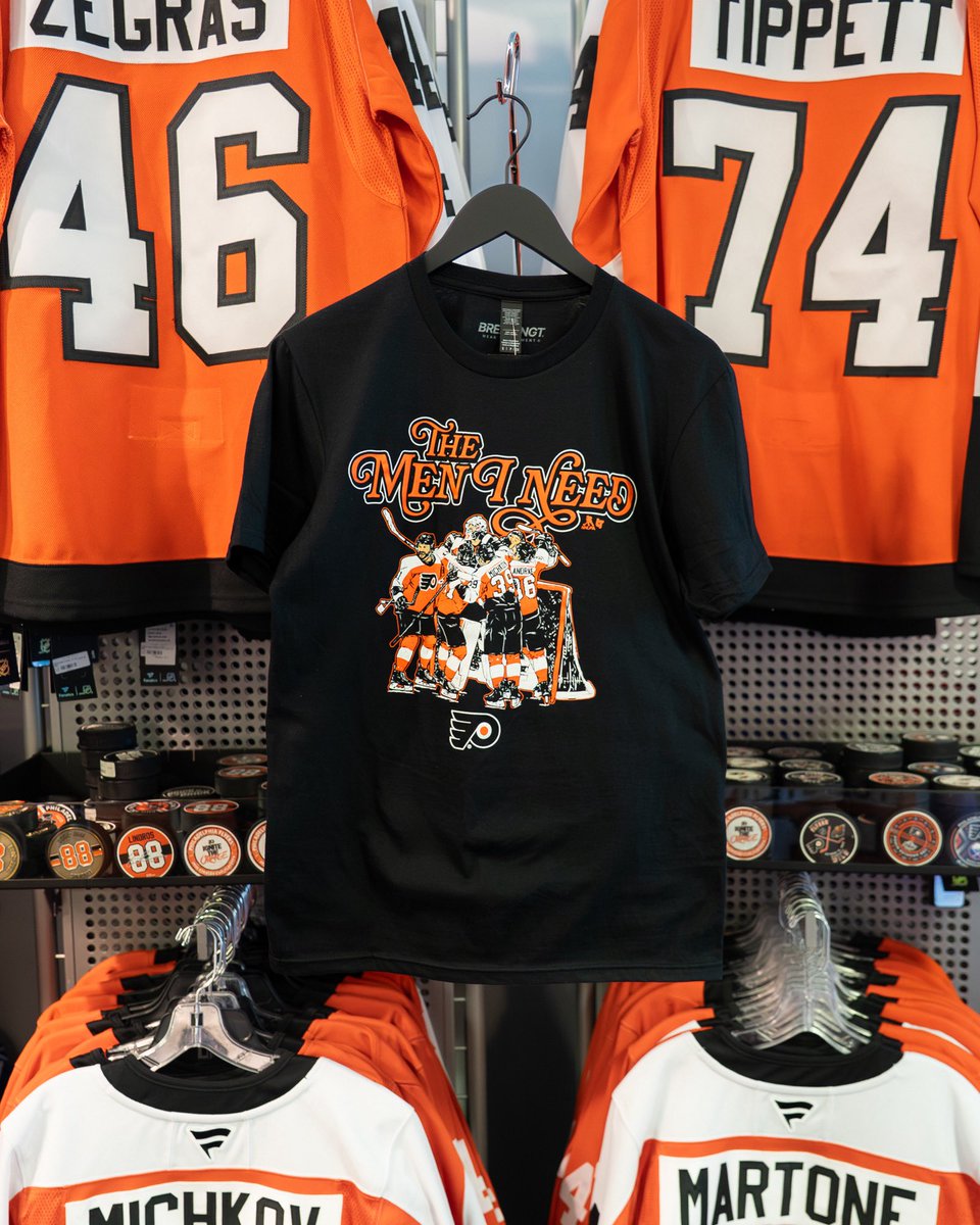 The Men I Need Tee 🧡🖤

Available exclusively in-arena while supplies last. 👀 #IgniteTheOrange