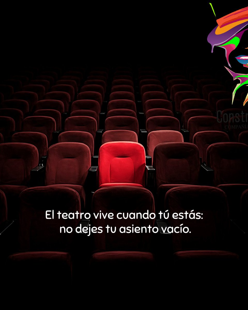 ConstruArteT's tweet photo. Un escenario vacío no cuenta historias.
La magia empieza cuando alguien decide estar.
💺 Hoy, ese lugar puede ser tuyo.

📍23 Sur #506-306, tercer piso, Col. La Paz
📲 2222126634

#TeatroVivo #Construarte #NoDejesTuAsientoVacio https://t.co/17zhkY9x6g