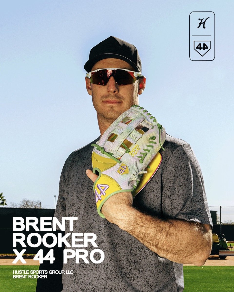hustlesportsgrp's tweet image. @Brent_Rooker25 officially partners with @44ProCustom for the 2026 season 
#Team44 #Hustle