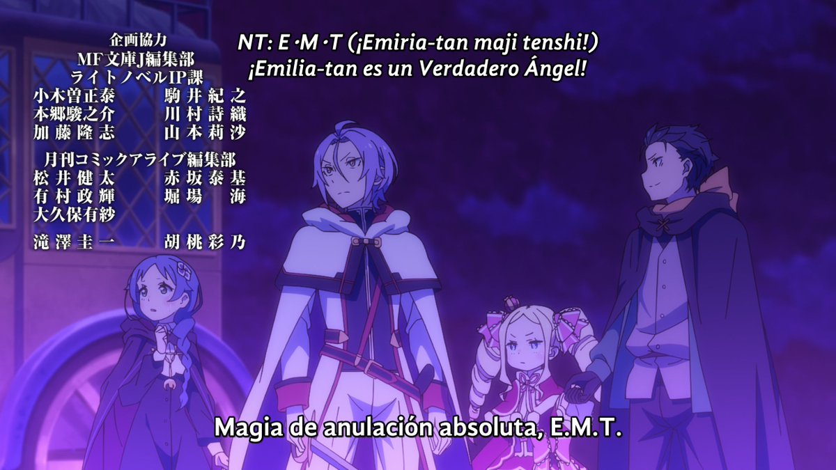 ¡El Fansub del capitulo 2 de la 4 temporada de Re:Zero está listo! Gracias a Gulam y <a href="/Zzack_8/">ZackZa 🔅</a> 

Los subs tienen 2 versiones: 
1- Subtítulos full, con honoríficos y adaptando dialectos de la novela. 
2- Subtítulos neutros y sin honoríficos.  

Link abajo.