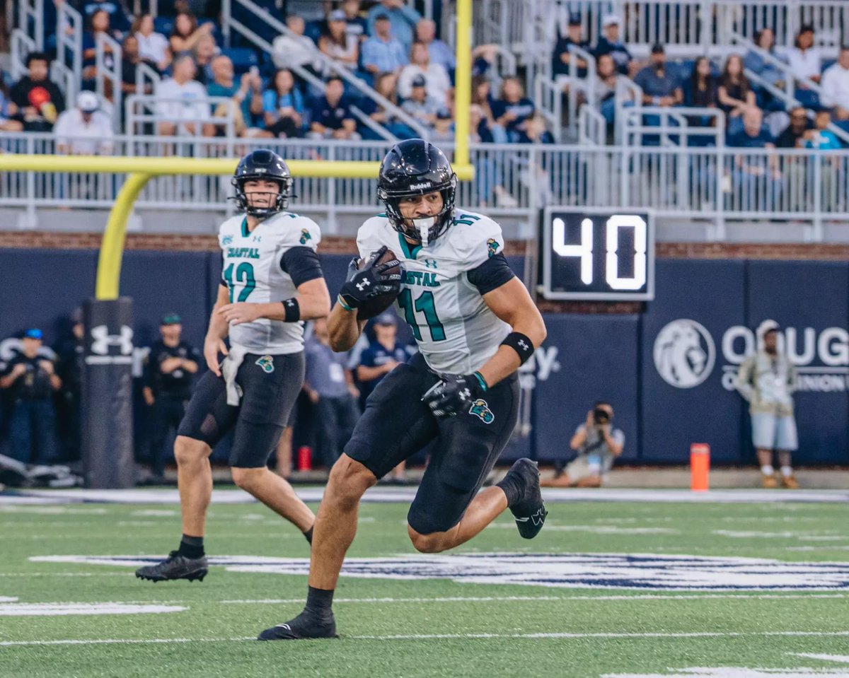 chasephifer4's tweet photo. After an amazing conversation with @RonnieFouch, I am blessed to receive an offer from @CoastalFootball! #AGTG

@CoachDrafts @PhiferShannon @CoachRGarth @NeaseFTBL https://t.co/pClVp0GjlI