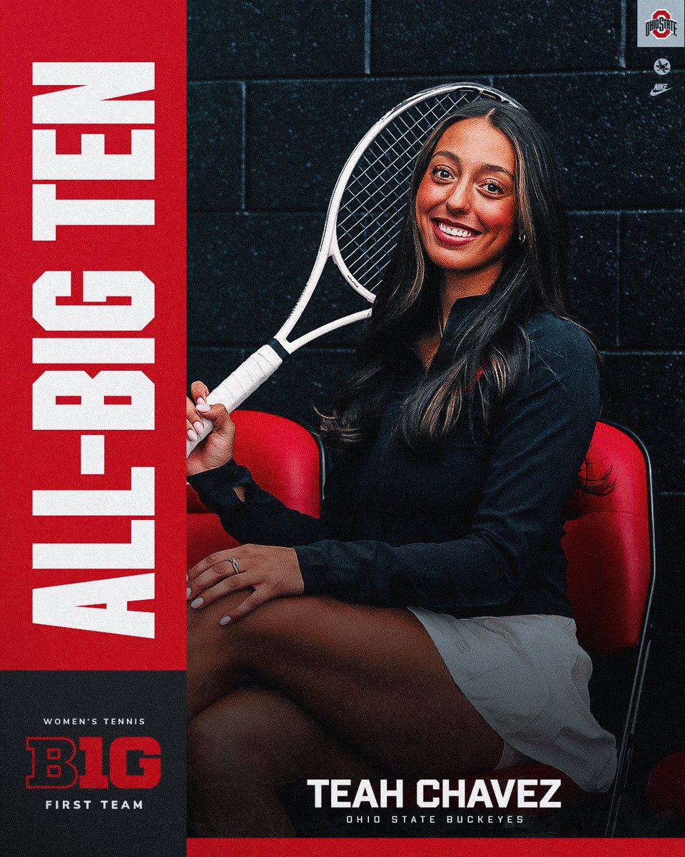 OhioStateWTEN's tweet photo. Luciana Perry and Teah Chavez are unanimous First Team All-Big Ten selections for the second year in a row 👏👏 

Perry is now a three-time First Team All-B1G honoree! https://t.co/HLSnRpcLYf