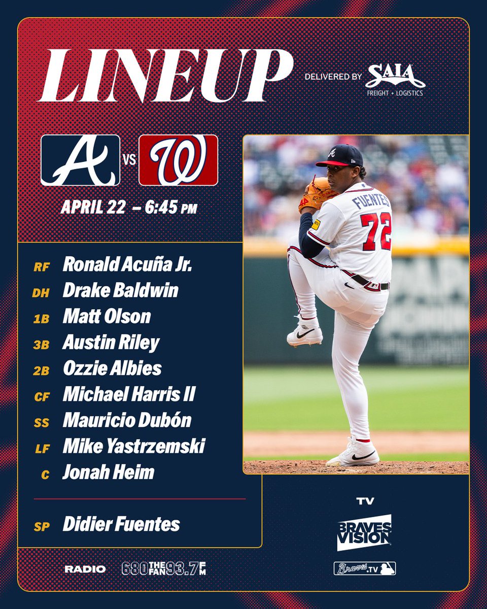7️⃣2️⃣ on the mound!

#BravesCountry