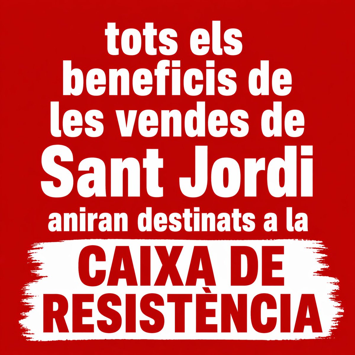 InterCatCentral's tweet photo. 🌹📚 Demà ens trobareu a la Rambla del Passeig de Vic durant tot el dia!
Roses, llibres de @TigrePaper i varis.
Els beneficis es destinaran a la caixa de resistència @LaIntersindical
eina clau per sostenir les vagues i construir força col·lectiva✊
#SantJordi #CaixaDeResistència https://t.co/lw7w8ZftDx