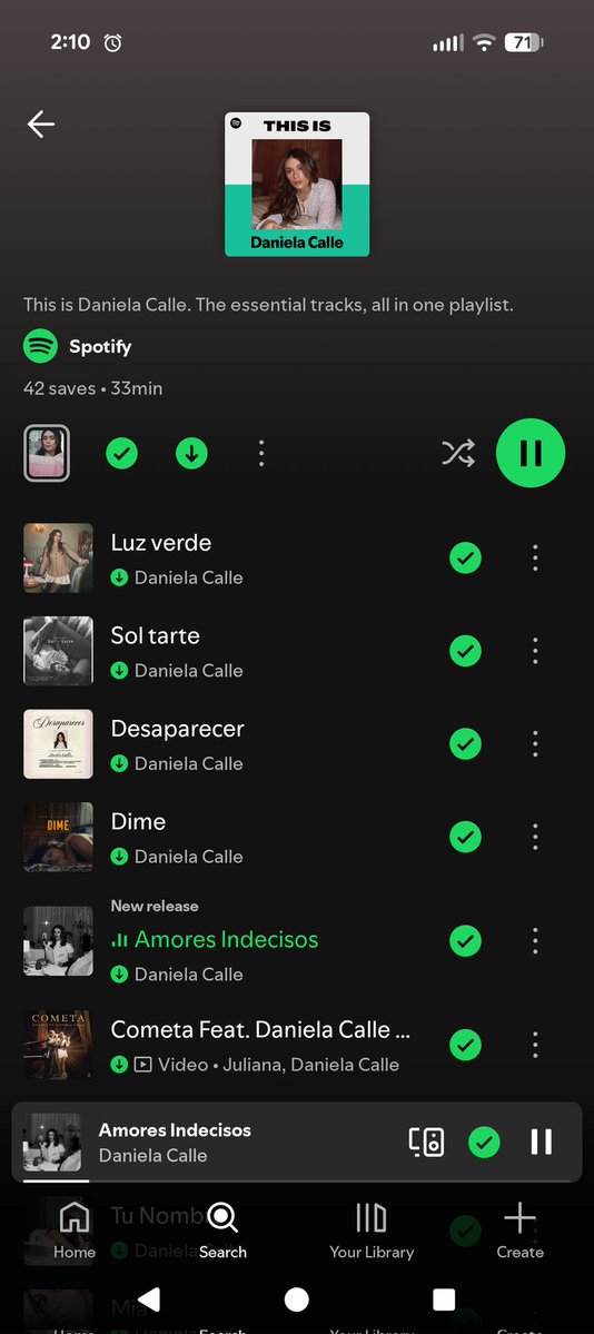 public_over's tweet image. This is Daniela Calle on @Spotify  #DanielaCalle #Music #Singer #Spotify #SpotifyUSA