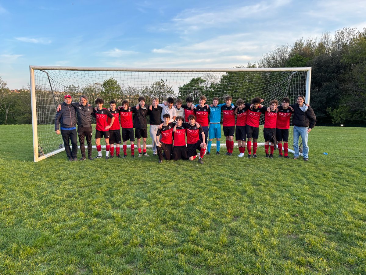 withdeanyouthfc's tweet photo. Congratulations to our U16 Boys Red who secured the MSYFL U16 Division 4 League title this evening after a 5-2 victory over Southwick Rangers.  Massive congratulations to Patrick and team!
@5WaysSoccer  
#withdeanyouth #leaguechampions https://t.co/uCj1VTSjoU