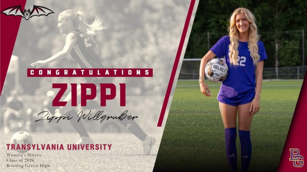 BGGIRLSSOCCER's tweet photo. Congrats Zippi! Good luck at Transy, we know you will make your mark! https://t.co/jfEUxUY5i0