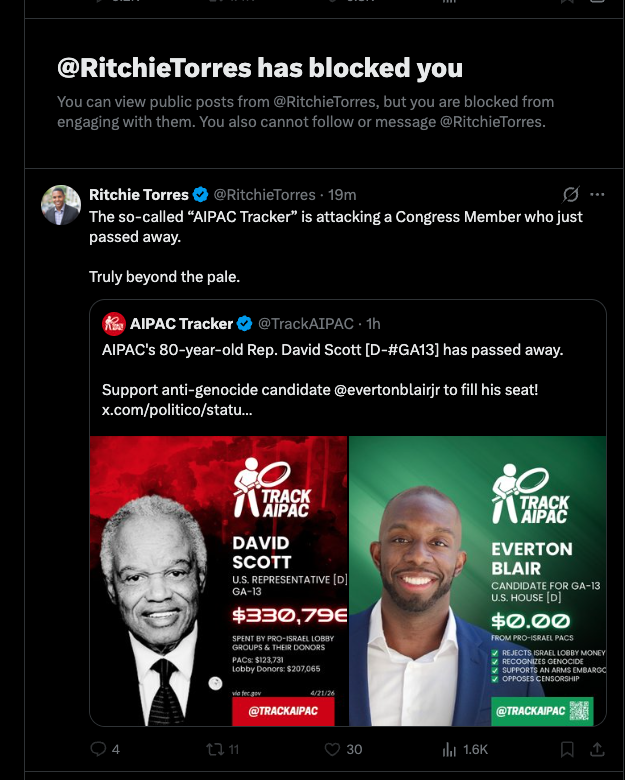 AIPAC Tracker tweet media