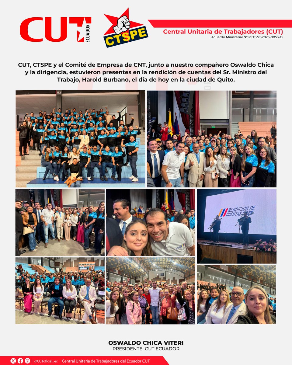 Central Unitaria de Trabajadores del Ecuador CUT tweet media