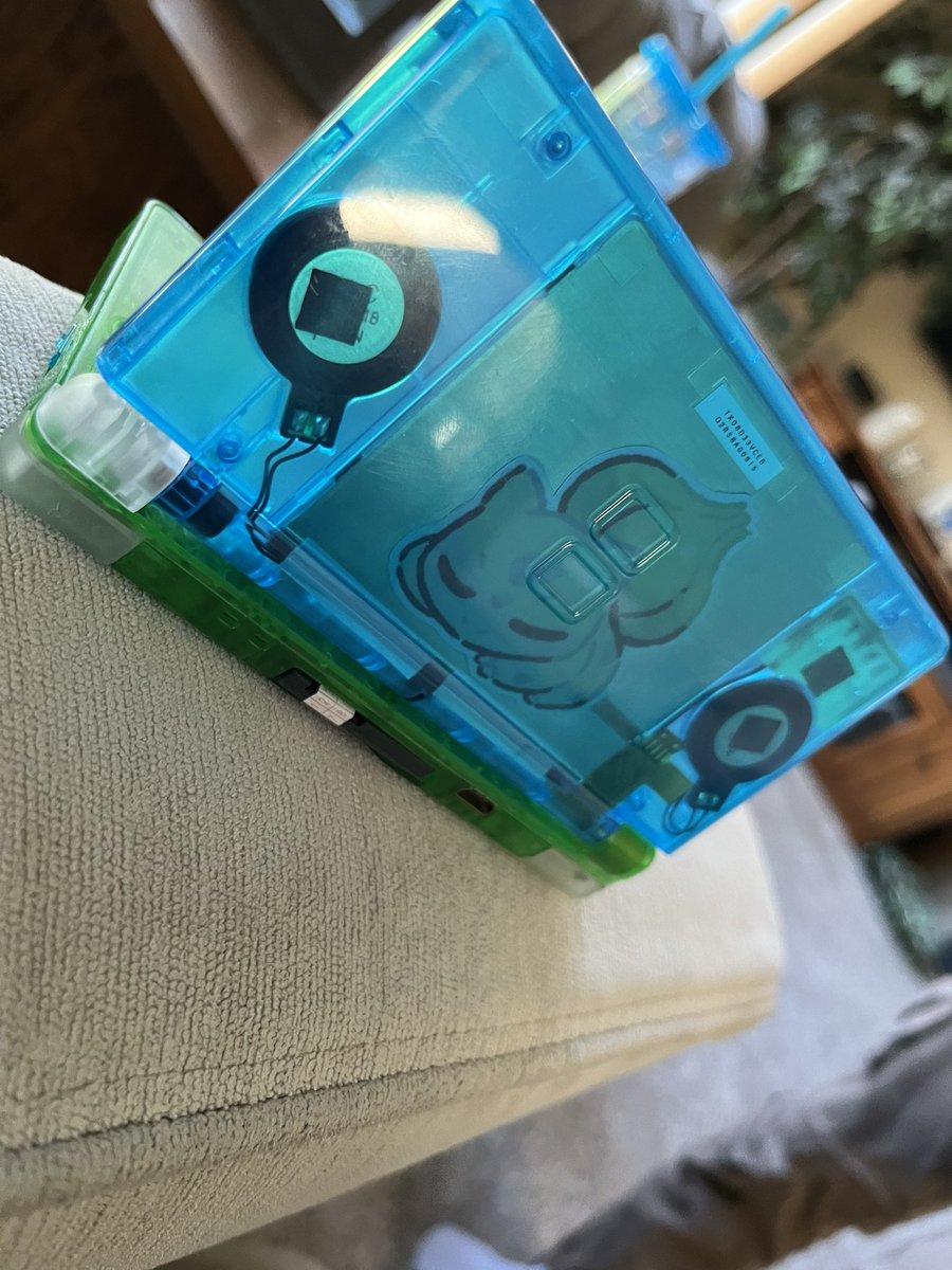 RobotMakerGirl's tweet photo. @ShawnHymel How did you know what I did this weekend? It was 7 hours, 3 case kits, and 2 DS consoles for parts. 🫣  But I did the thing! https://t.co/BBx15Ubrpf