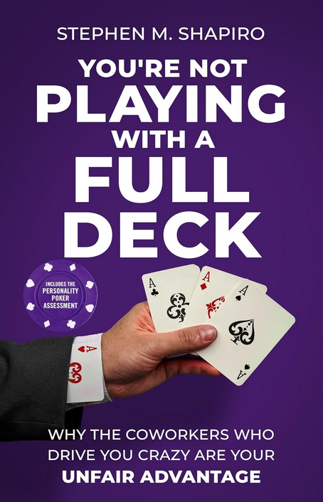 LanceScoular's tweet image. 📘♠️♥️♣️♦️You're Not Playing with a Full Deck
Author: @stephenshapiro

📚📘
@LanceScoular🧭🌐
#amazoninfluencer #book #ad #amazonbooks #fromtheauthorsmouth #Your #Not #Playing #with #Full #Deck #Why #the #Coworkers #Who #Drive #Crazy #Unfair #Advantage

amazon.com/dp/B0GQVXKV4D