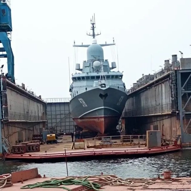 Project 22800 Karakurt-class corvette "Burya".
🗺️JSC "33 Ship Repair Plant" (Baltiysk, Kaliningrad region).
📷 MOU SOSh (Apr. 15)