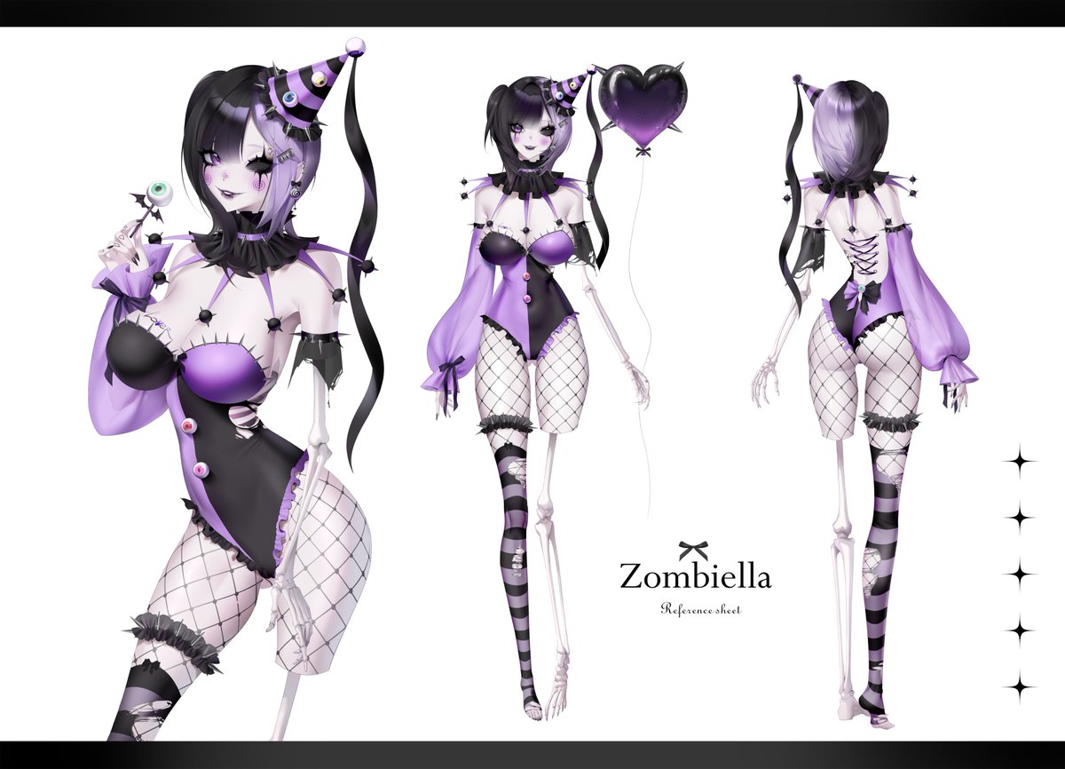 I'll put on a freaky show... just for you. :)

Zombiella - Whimsical Pierrot 💜