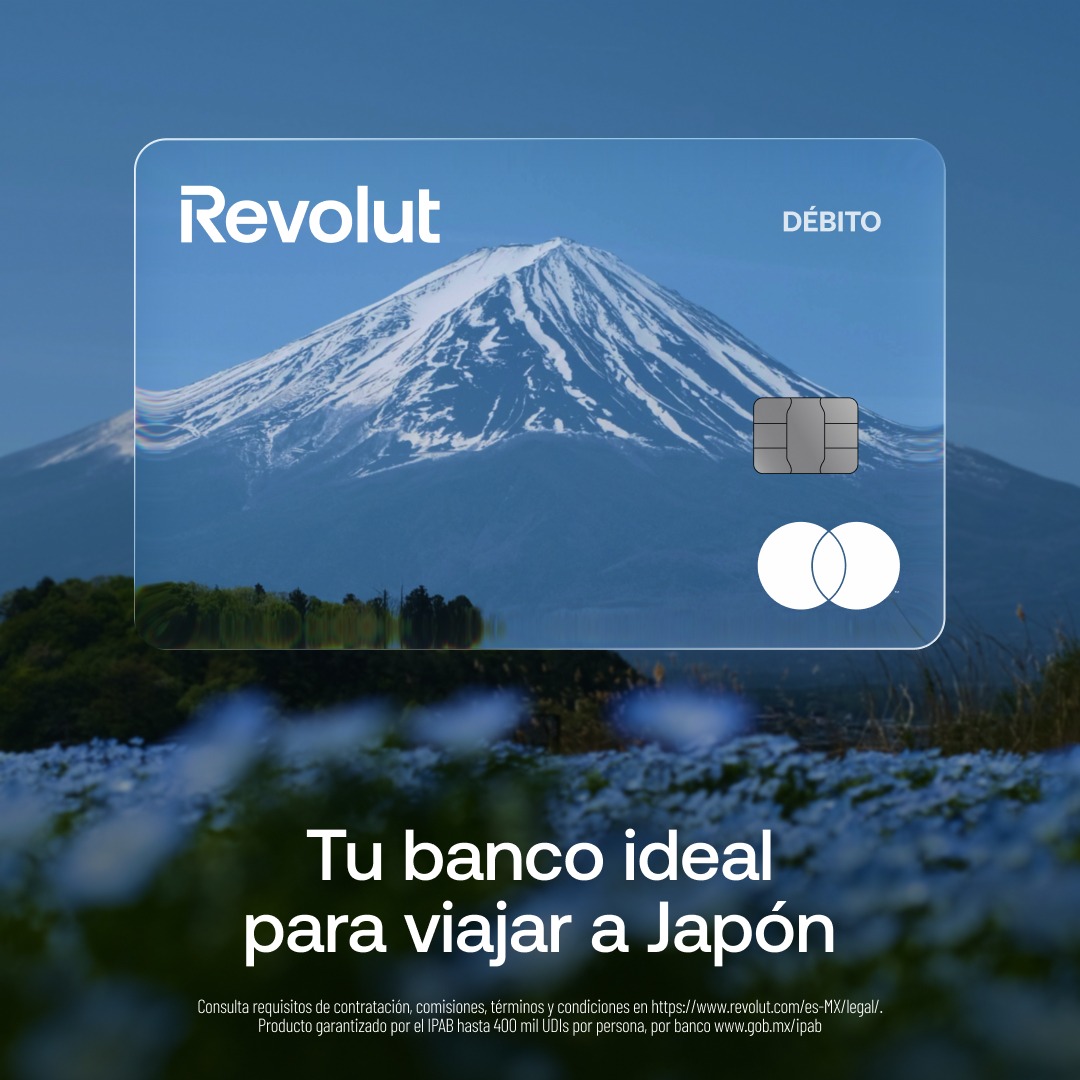 Revolut's tweet photo. Gasta en +160 países y cambia +30 divisas con Revolut.