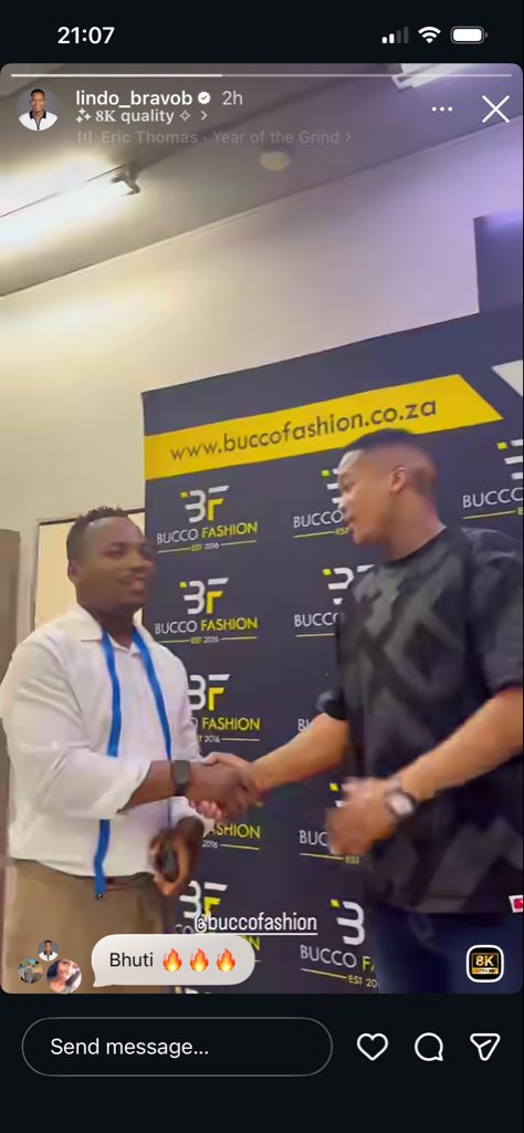 BUCCO FASHION🙌

COUNTDOWN TO BRAVOS BIG DAY
WE ARE PRAYING FOR BRAVO B
#NseleLindokuhle
#BravoB