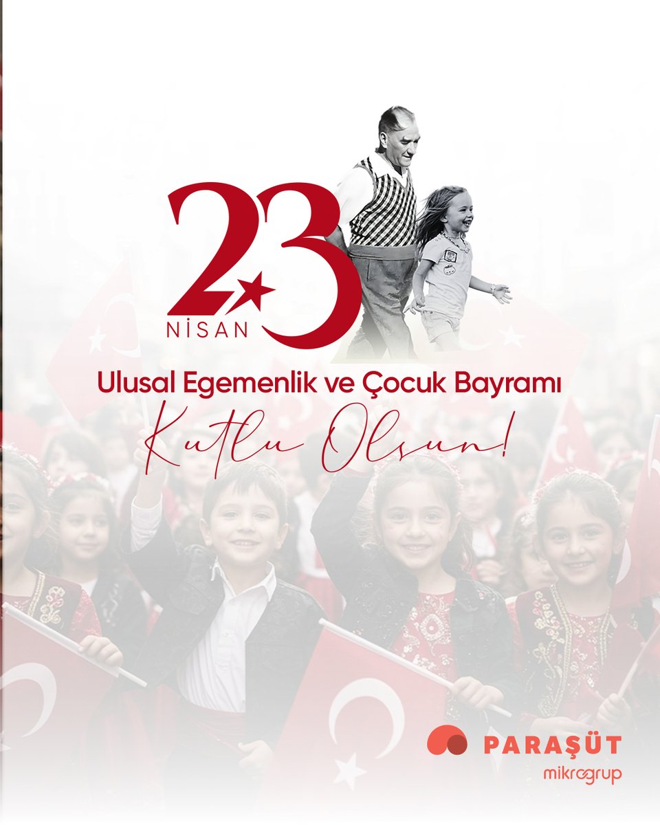 parasutcom's tweet photo. Bir gülüşleri ile kalplerimizi ısıtan, her sözleri ile yaşamlarımıza sonsuz renk katan, kurdukları hayaller ile geleceğin adımlarını şimdiden atan çocuklarımız, en büyük yaşama sevincimiz… ​

Umutları ve hayalleri ile ileride dünyayı güzelleştireceklerine inandığımız tüm çocuklarımızın, 23 Nisan Ulusal Egemenlik ve Çocuk Bayramı kutlu olsun.