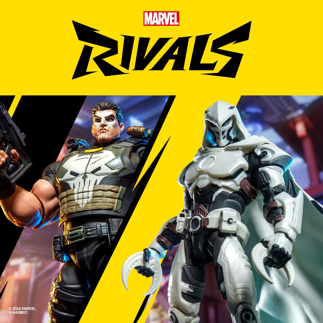 Mephitsu's tweet image. The new Marvel Legends Rivals figures of Punisher &amp;amp; Moon Knight have opened for pre-orders today at stockists, including the usual UK specialists. The figures are being listed as September 2026 releases

mephitsu.co.uk/post/marvel-le…

#MarvelLegends #MarvelRivals #Punisher #MoonKnight