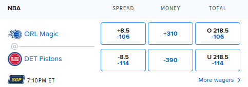 cblezsports's tweet photo. 🚨 OBVIOUS BET IN MAGIC/PISTONS

Like/RT/Reply "PRINT" if you want the pick sent your DMs FOR FREE ❤️ https://t.co/OST7sQuap3