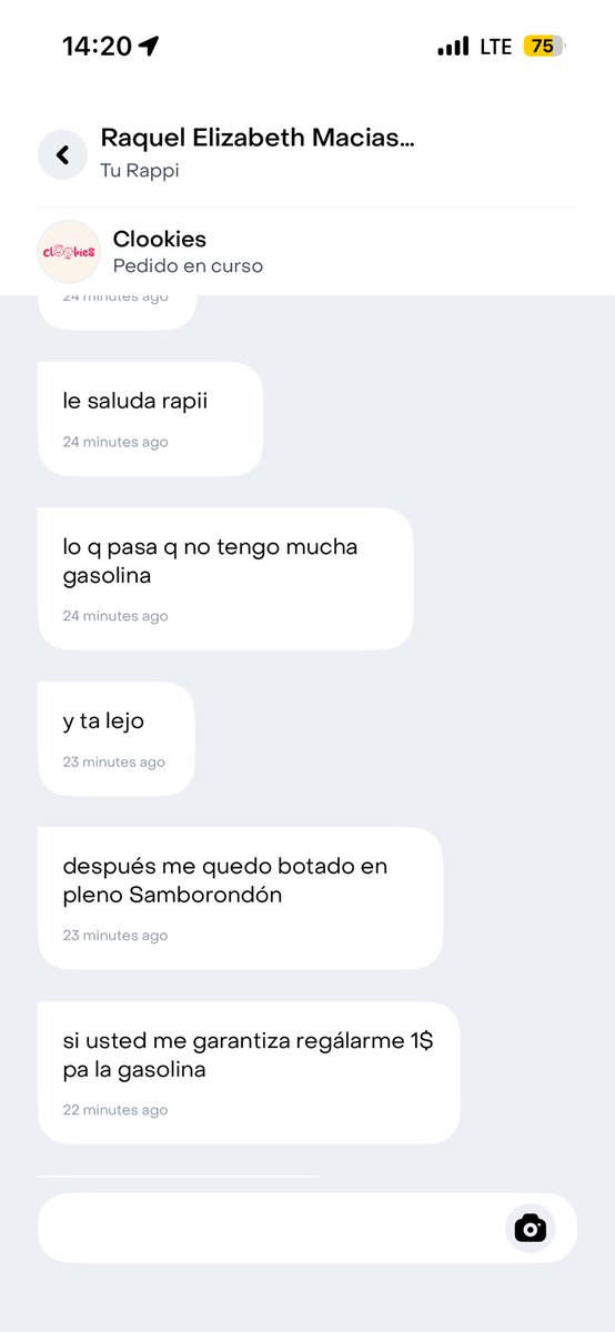 Gingerex's tweet image. Me parece extraordinario q tenga q dar un extra para q me entreguen mi pedido 
#rappi @EcuadorRappi #delivery