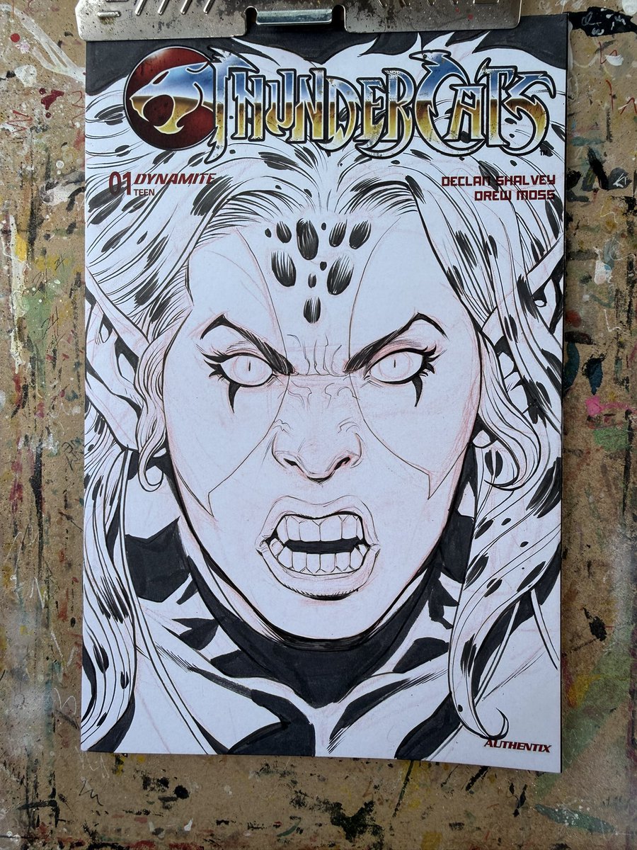 drew_moss's tweet image. Cheetara #thundercats #drawingincars #wip have a great week guys!
