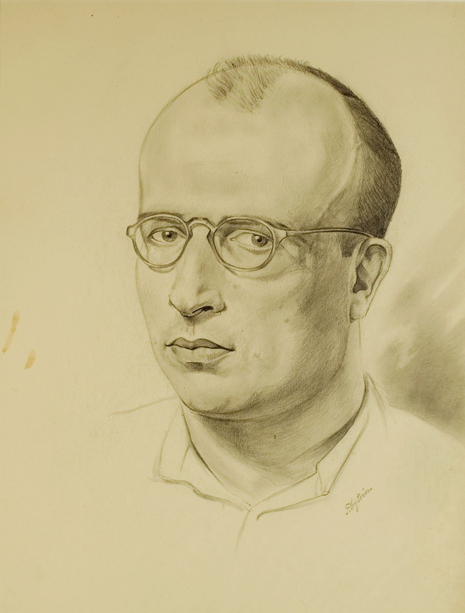 yadvashem's tweet image. Forced to work as a counterfeiter, Felix Cytrin also drew portraits of his fellow inmates in Sachsenhausen (Liberated #OTD 22 April 1945): yadvashem.org/museum/art/exh…

These 3 #portraits remain unidentified. If you have information about the persons depicted, please share it with us.