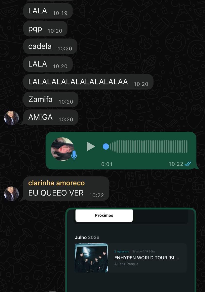 lala; VAI VER ENHYPEN tweet media