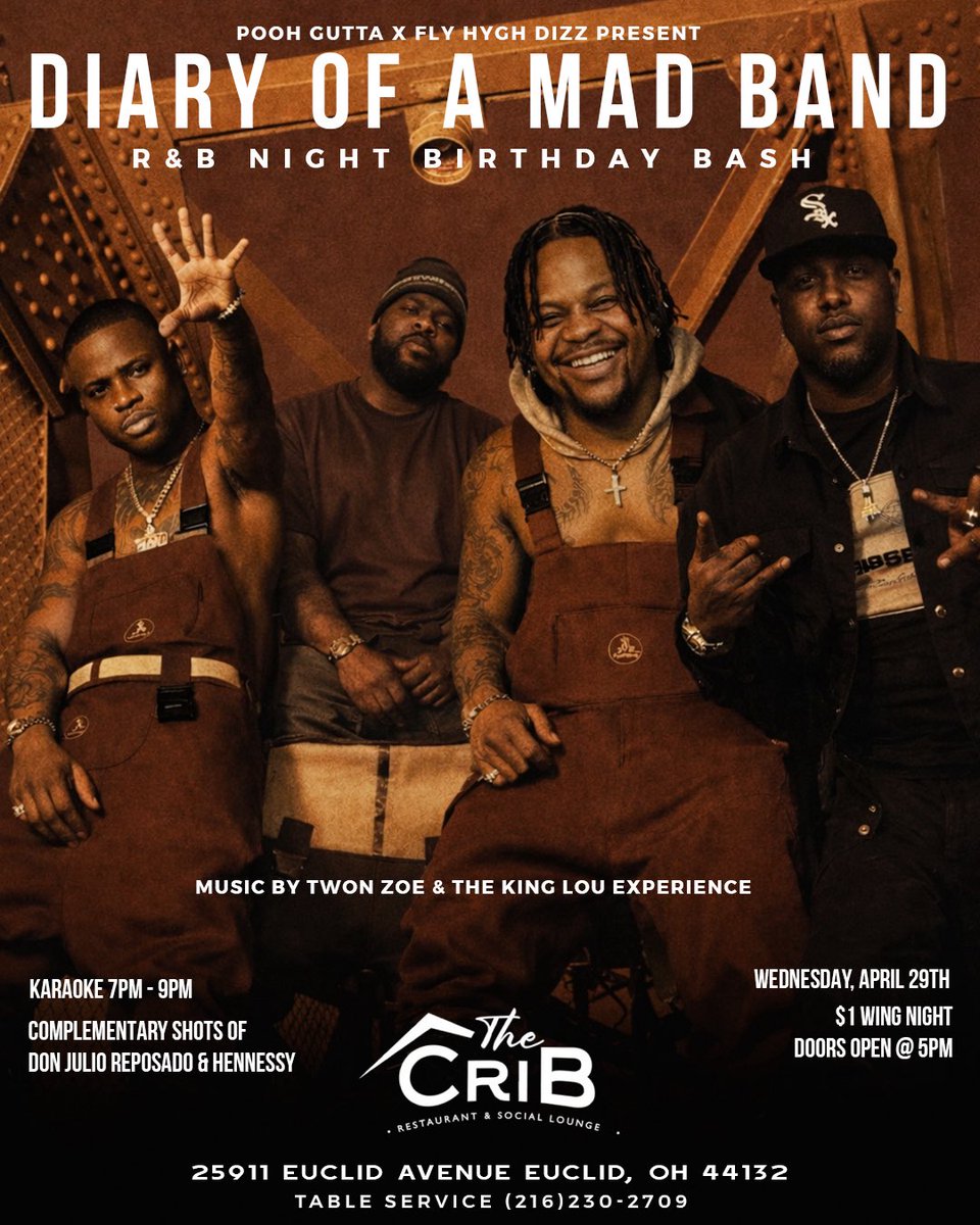 POOH_GUTTA's tweet photo. My Birthday Week Goin Crazy In The City

4/29 R&amp;B Night - 5/2 “TaurusMania” 

Bottle Service : (216) 206-9613 https://t.co/yz0vcvcp7D