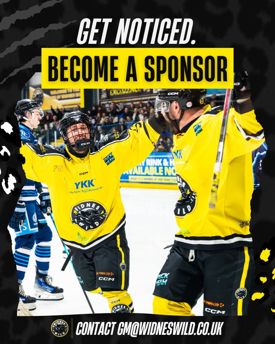 WidnesWild's tweet photo. 𝗚𝗘𝗧 𝗡𝗢𝗧𝗜𝗖𝗘𝗗, 𝗕𝗘𝗖𝗢𝗠𝗘 𝗔 𝗦𝗣𝗢𝗡𝗦𝗢𝗥! 🤝

Widnes Wild are now welcoming sponsorship partners for the upcoming 2026/27 season! 🙌

We offer a range of flexible, cost-effective packages to support businesses of all sizes.

📩 | gm@widneswild.co.uk

#widneswild https://t.co/idWs5ScDpR
