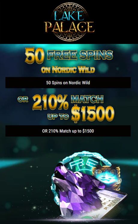 NoDepositForum's tweet image. LAKE PALACE NO DEPOSIT BONUS - 50 FREE SPINS ON 'NORDIC WILD' OR 210% MATCH - EXCLUSIVE WELCOME BONUS
tinyurl.com/ytz7cvxk
#lakepalace #nodepositbonus #freespins #depositbonus