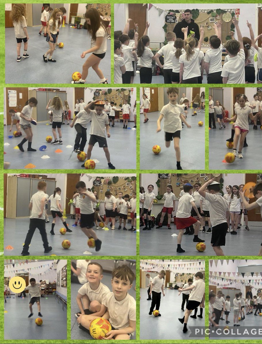glencairn_ps's tweet image. P4 have kicked the week off in style! Liam @KALeisure delivered a fantastic first session of a football skills block. We can't wait until next week for more fun and games! ⚽️ 🥅 💫 #football #active #teamwork