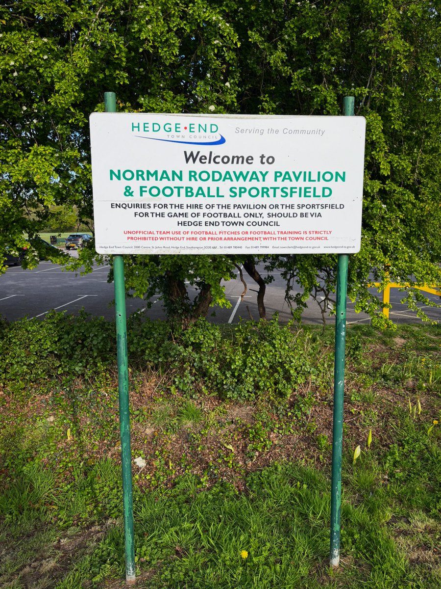 WSXSAFC's tweet image. Match 94 of 2025/26:
Ground 843 - Norman Rodaway Sportsfield.
@HantsLeague Division One
@HedgeET 0-6 @AFCNetley.
Admission: Free.
#grassroots #nonleague #groundhopping